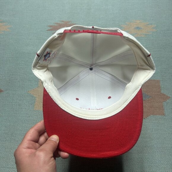 Vintage 90s SnapBack hat cap Myrtle Beach South Carolina red white adjustable - Picture 5 of 8